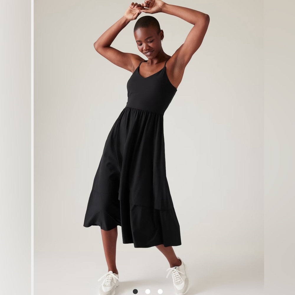 Athleta Black Midi Dress 3X